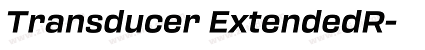 Transducer ExtendedR字体转换